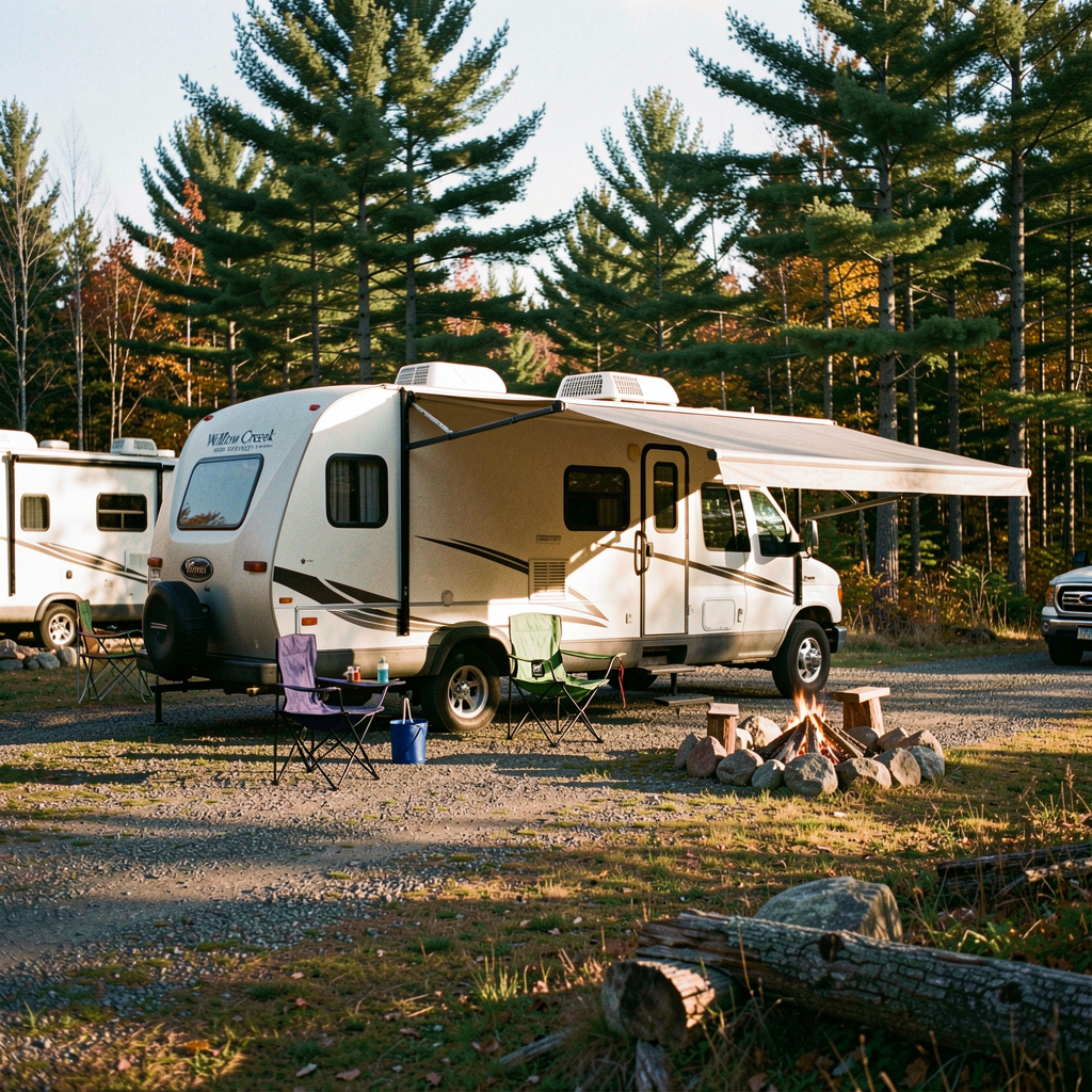 New 30-site RV park and campground aims to capture overflow from Baxter State Park and Katahdin region.