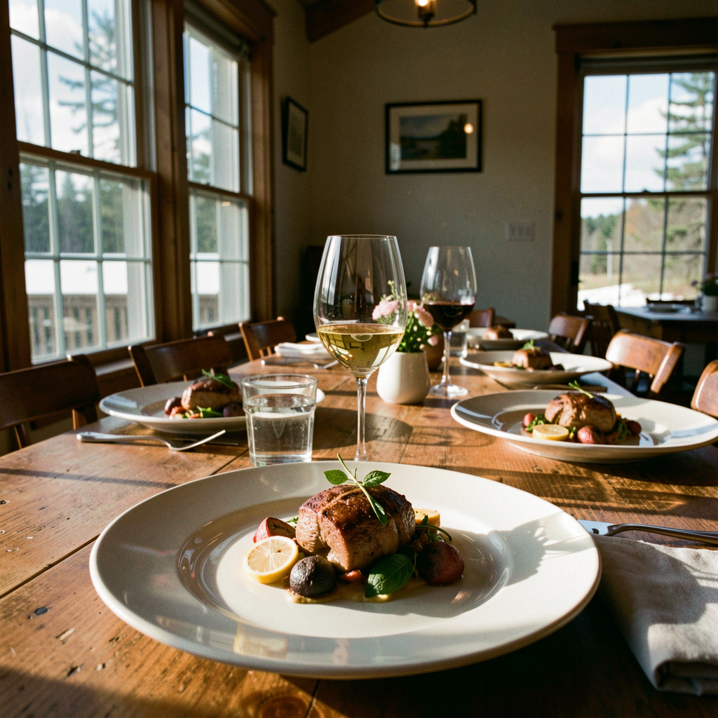 Dean Moreau's new seven-course tasting menu at The Dry Dock showcases Aroostook County ingredients and draws culinary tourists from across the state.